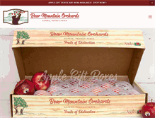 Tablet Screenshot of bearmountainorchards.com